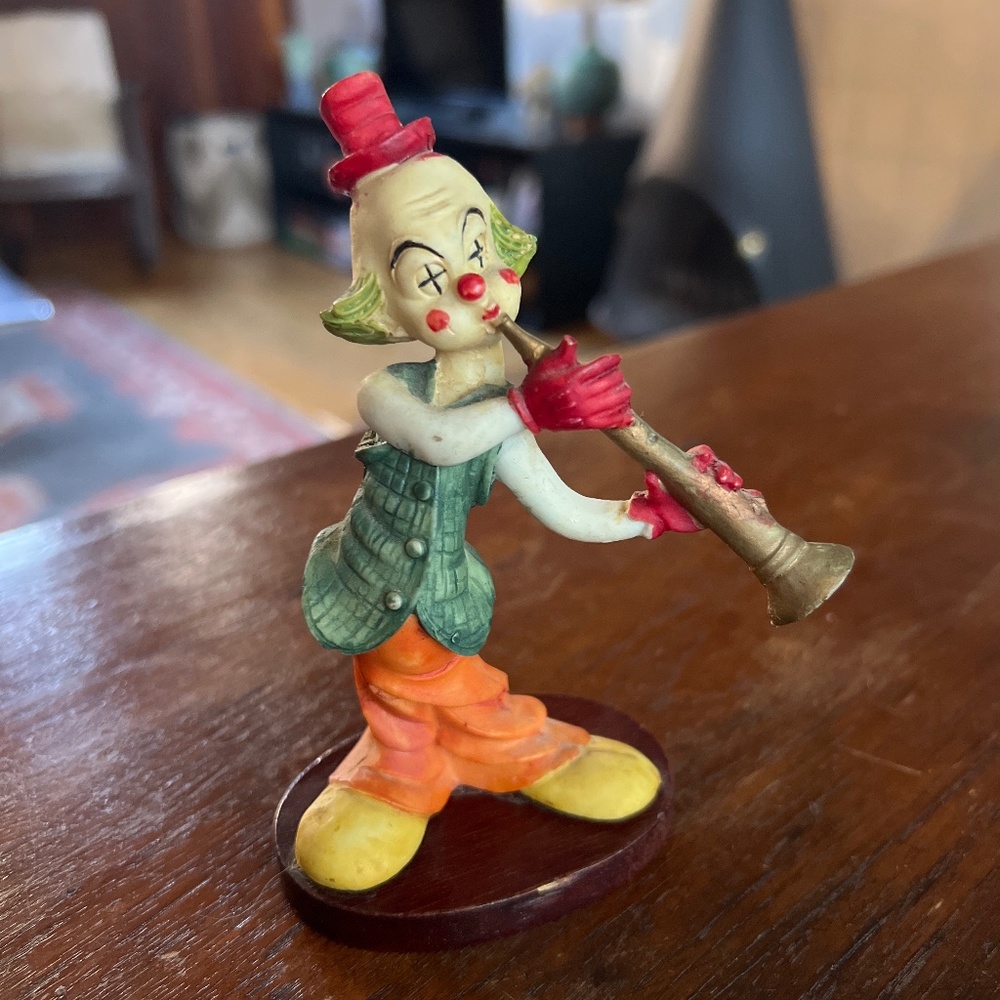 Vintage Clown Figurine
